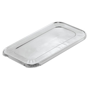 HFA Steam Pan Foil Lids, Fits One-Third Size Pan, 0.5" Deep, 6.4 x 12.7, 200/Carton View Product Image