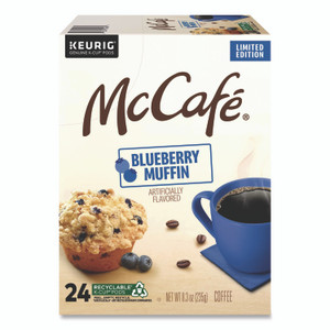 McCafe Blueberry Muffin K-Cups, 0.34 oz K-Cup, 24/Box View Product Image