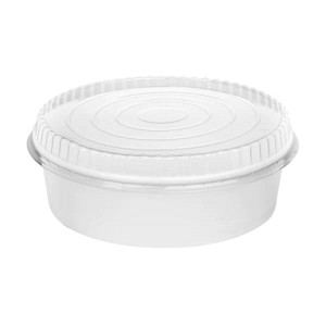 Karat Plastic Lid for Food Bucket, Clear, Plastic, 270/Carton View Product Image