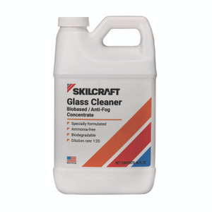 AbilityOne 7930016909999, SKILCRAFT Biobased Glass Cleaner Concentrate, 0.5 gal Bottle, 6/Pack View Product Image