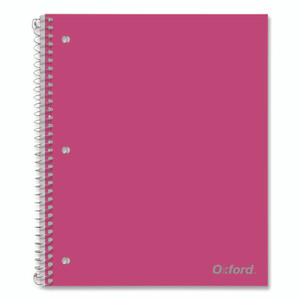 Oxford Poly One-Subject Notebook, Medium/College Rule, Randomly Assorted Cover Color, (100) 11 x 9 Sheets View Product Image