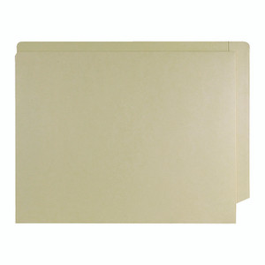 Medical Arts Press Slash Pocket End Tab Fastener Folders, 0.75" Expansion, 1 Fastener, Letter Size, Manila Exterior, 250/Box View Product Image