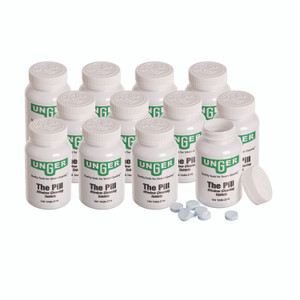 Unger Pill Window Cleaning Tablets, 100/Bottle, 12/Carton View Product Image