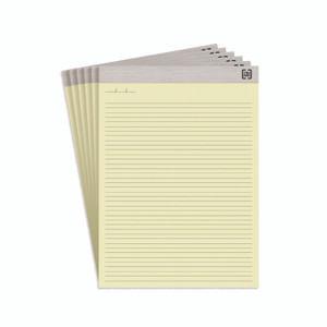 TRU RED Notepads, Narrow Rule, 50 Canary Yellow 8.5 x 11.75 Sheets, 6/Pack View Product Image