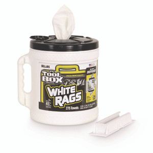 TOOLBOX Z300 Wipers Big Grip Dispenser, 1-Ply, 10 x 12, White, 2/Carton View Product Image