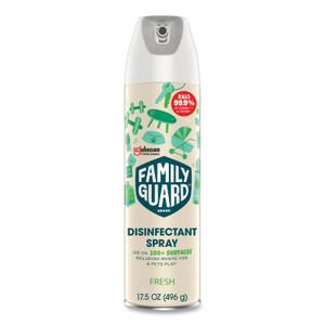 Family Guard Disinfectant Spray, Fresh Scent, 17.5 oz Aerosol Spray, 8/Carton View Product Image