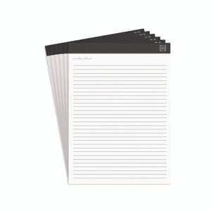 TRU RED Notepads, Narrow Rule, 50 White 8.5 x 11.75 Sheets, 6/Pack View Product Image