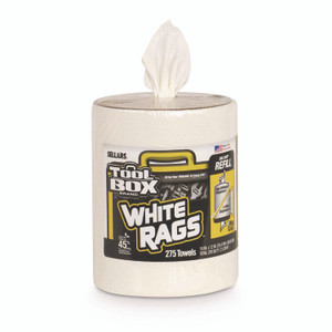 TOOLBOX Z300 Wipers Big Grip Refill, 1-Ply, 10 x 12, White, 6/Carton View Product Image