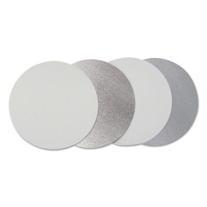 Durable Packaging Flat Board Lids, For 7" Round Containers, Silver, Paper, 500 /Carton (DPKL270500) View Product Image