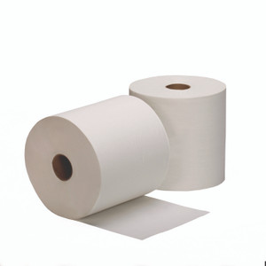 AbilityOne 8540016671042 SKILCRAFT Hardwound Roll Paper Towel, 1-Py, 8" x 1,000 ft, White, 6/Carton View Product Image