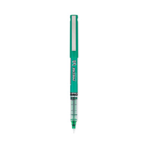 Pilot Precise V5 Rollerball Pen, Stick, Extra-Fine 0.5 mm, Green Ink, Green/Clear Barrel, Dozen View Product Image