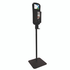 Diversey IntelliCare Hybrid Dispenser Floor Stand, 60.6" h, Black View Product Image