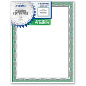 Geographics Silver Foil Award Certificates (GEO48763) View Product Image