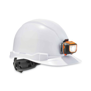 ergodyne Skullerz 8970LED Class E Hard Hat Cap Style with LED Light, White View Product Image