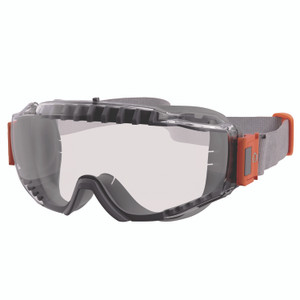 ergodyne Skullerz MODI OTG Anti-Scratch and Enhanced Anti-Fog Safety Goggles with Neoprene Strap, Clear Lens View Product Image