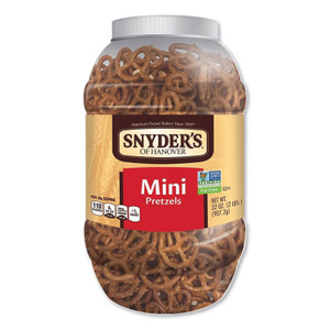 Snyder's Mini Pretzels, Classic, 32 oz Barrel View Product Image