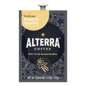 ALTERRA Coffee Freshpack Pods, French Vanilla, Medium Roast, 0.23 oz, 100/Carton View Product Image