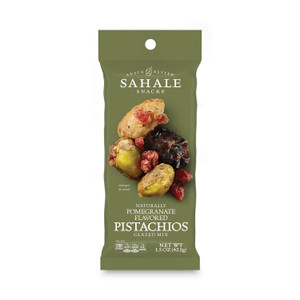 Sahale Snacks Glazed Mixes, Pomegranate Pistachio Almond, 1.5 oz Pouch, 18/Carton View Product Image