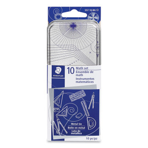 Staedtler Xcellence Mathematical Instrument Set, Plastic, Clear/Blue View Product Image