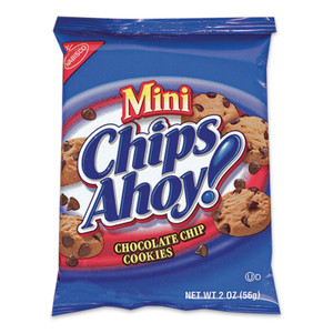 Nabisco Chocolate Chip Cookies - Single Serve, 2 oz Packets, 60/Carton View Product Image