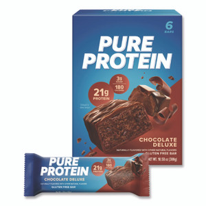 Balance Bar Pure Protein Bar, Chocolate Deluxe, 1.76 oz Bar, 6/Box View Product Image