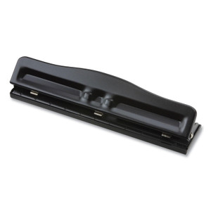Officemate 11-Sheet Fully Adjustable Two-Three-Hole Punch, 9/32" Holes, Black View Product Image