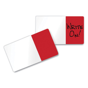 Redi-Tag Easy-To-Read Self-Stick Index Tabs, 0.43" Wide, Red, 50/Pack View Product Image