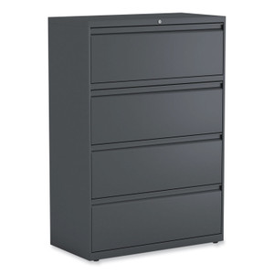 Alera Lateral File, 4 Legal/Letter/A4/A5-Size File Drawers, Charcoal, 36" x 18.63" x 52.5" View Product Image