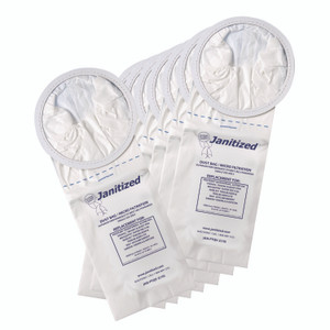 Janitized Vacuum Filter Bags Designed to Fit ProTeam 6 qt QuarterVac, 100/Carton View Product Image