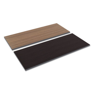 Alera Reversible Laminate Table Top, Rectangular, 59.38w x 23.63d, Espresso/Walnut View Product Image