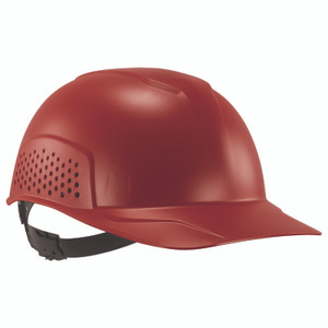 ergodyne Skullerz 8951 Vented Hard Shell Bump Cap, Short Brim, Red View Product Image