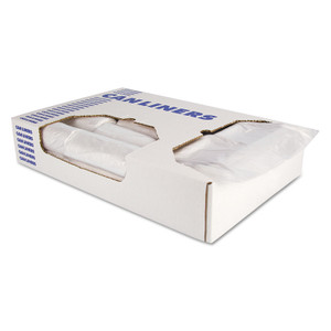 Heritage High-Density Waste Can Liners, 30 gal, 16 mic, 30" x 37", Natural, 25 Bags/Roll, 20 Rolls/Carton View Product Image