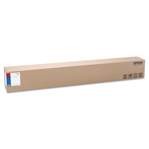 Epson Hot Press Bright Fine Art Paper Roll, 16 mil, 44" x 50 ft, Smooth Matte White View Product Image