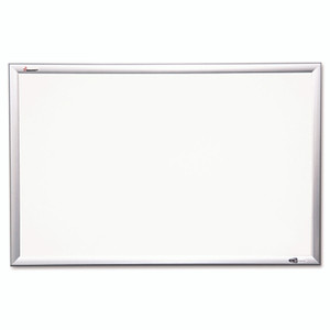 AbilityOne 7110015680406, SKILCRAFT Magnetic Porcelain Marker Board, 60" x 36", White Surface, Anodized Aluminum Frame View Product Image