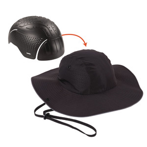 ergodyne Skullerz 8957 Lightweight Ranger Hat and Bump Cap Insert, X-Large/2X-Large, Black View Product Image