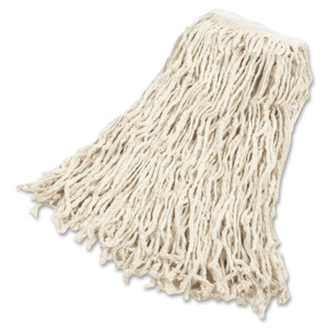 Rubbermaid Commercial 1" Headband Value Cotton Wet Mop (RCPV11700WH00) View Product Image