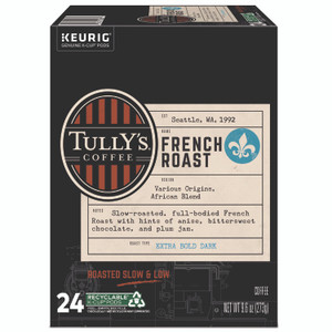 Tully's Coffee French Roast Coffee K-Cups, 24/Box GMT192619 View Product Image