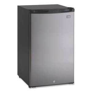 Avanti 4.4 Cu.Ft. Auto-Defrost Refrigerator, 19.25 x 22 x 33, Black with Stainless Steel Door View Product Image