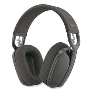 Logitech Zone Vibe Wireless Binaural Over The Head Headset, Graphite View Product Image