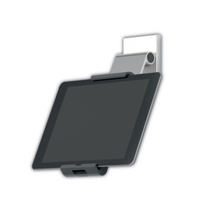 Durable Mountable Tablet Holder, Silver/Charcoal Gray View Product Image