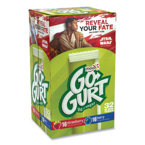 Yoplait Go-Gurt Low Fat Yogurt, 2 oz Tube, 32 Tubes/Carton View Product Image