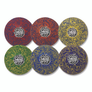 Champion Sports Rhino Skin Spider Dodgeball Set, 6.3" Diameter, Assorted Colors, 6/Set View Product Image