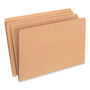 Universal Reinforced Kraft Top Tab File Folders, Straight Tabs, Legal Size, 0.75" Expansion, Brown, 100/Box View Product Image