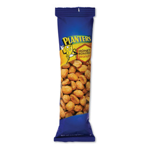 Planters Honey Roasted Peanuts, 2.5 oz Tube, 15/Box View Product Image