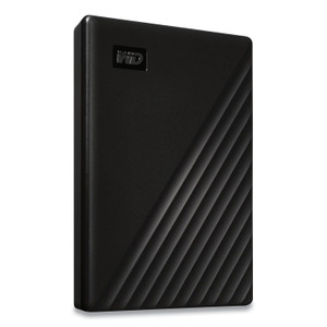 WD MY PASSPORT External Hard Drive, 1 TB, USB 3.2, Black View Product Image
