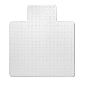 AbilityOne 7220004576054, SKILCRAFT PVC Chair Mat, Medium-to-High Pile Carpet, 45 x 53, Clear (NSN4576054) View Product Image