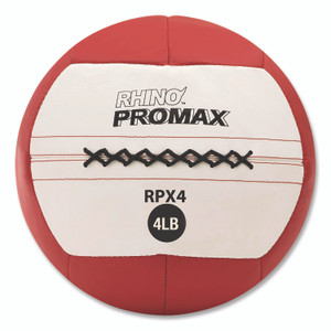 Champion Sports Rhino Promax Medicine Ball, 4 lb, Red View Product Image