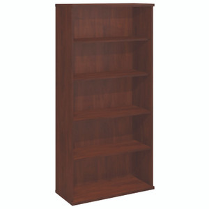Bush Series C Collection Bookcase, Five-Shelf, 35.63w x 15.38d x 72.78h, Hansen Cherry View Product Image