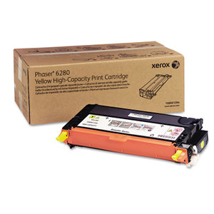 Xerox 106R01394 High-Yield Toner, 5,900 Page-Yield, Yellow View Product Image