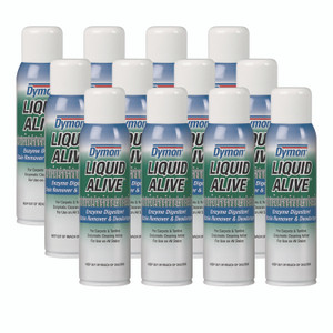 Dymon LIQUID ALIVE Carpet Cleaner/Deodorizer, 20 oz Aerosol Spray, 12/Carton View Product Image